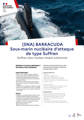 （SNA）BARRACUDA 苏弗伦级核攻击潜艇